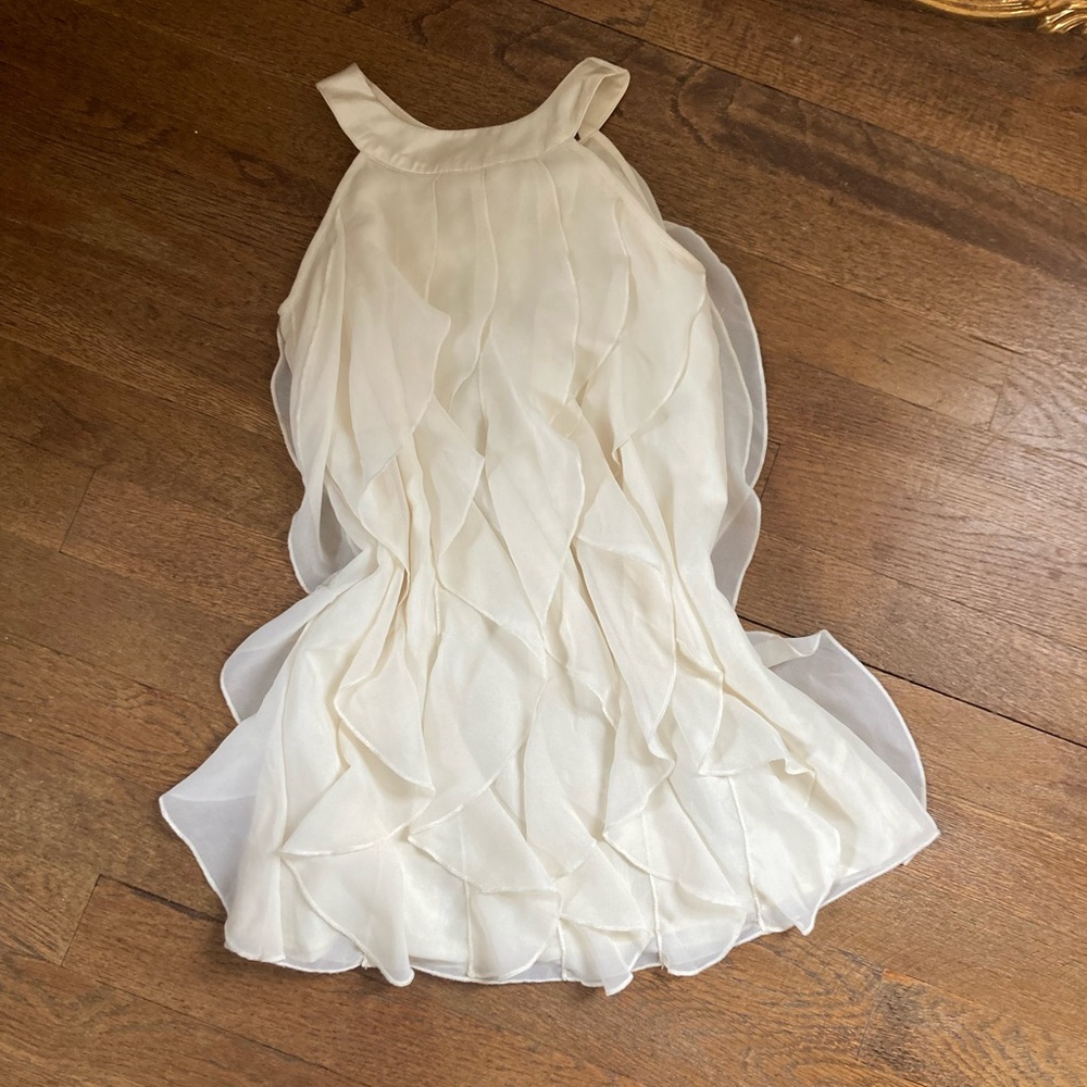 ruffle high neck top